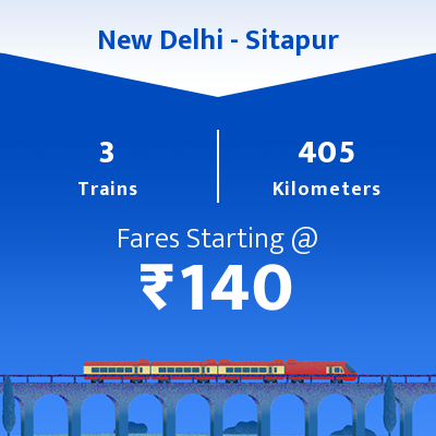 New Delhi To Sitapur Trains